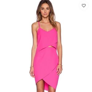 ELLIATT The Shot Tulip Cocktail Dress EUC Fuschia Pink XS W/ expert tailoring
